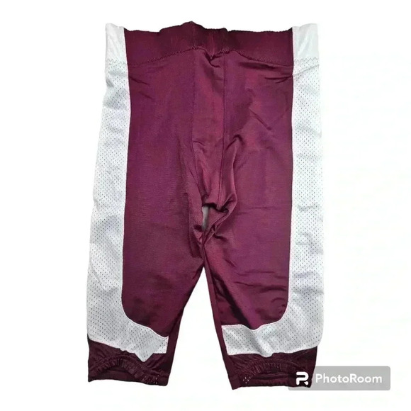 Nike Men's Open Field Football Pants Dark Maroon/ White #615745/670 NWT L or XL - Picture 3 of 8